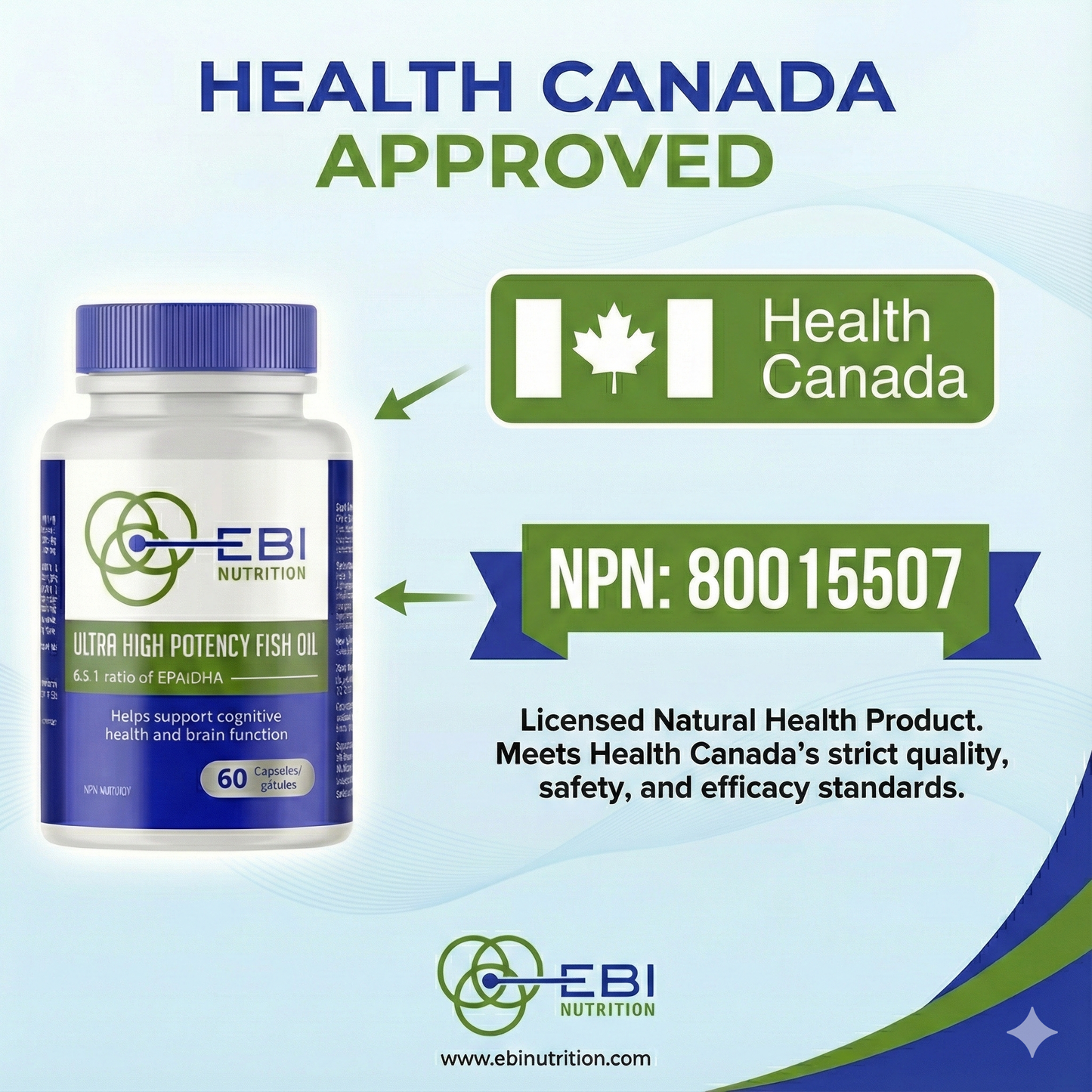 Omega-3 Fish Oil Softgel Capsules